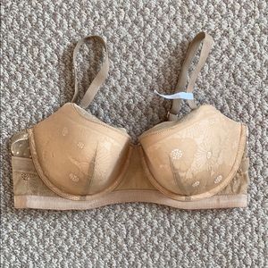 NWOT Aerie nude balconette bra 34DD